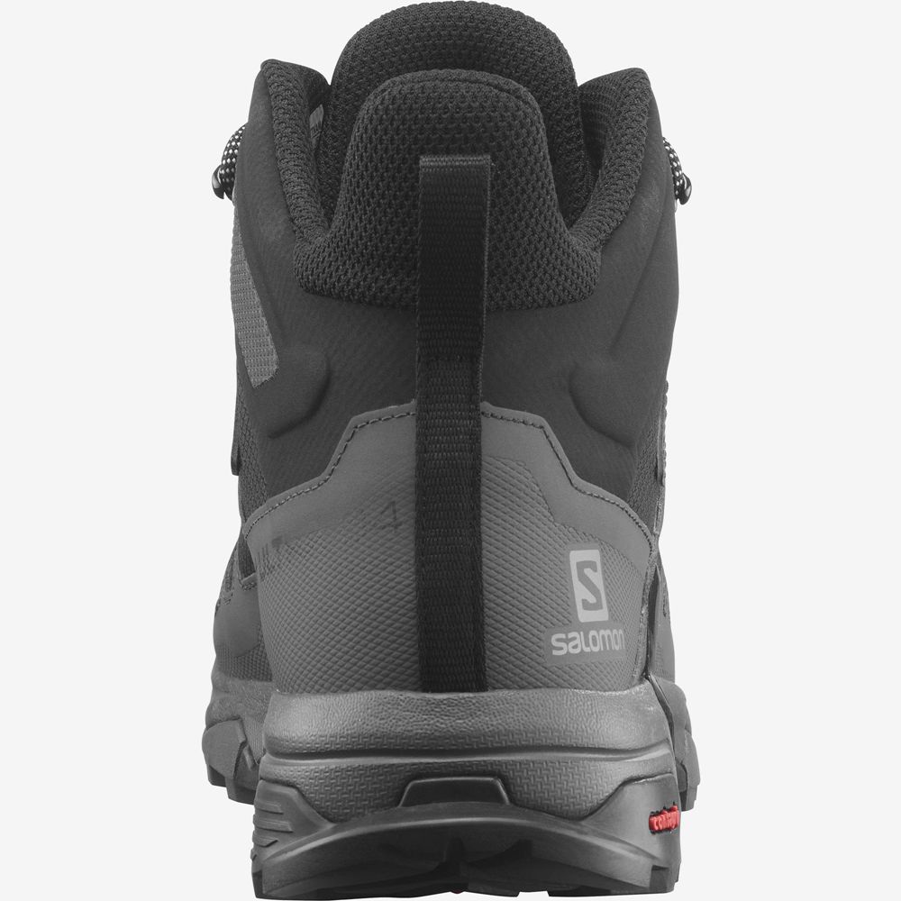 Men's Salomon X ULTRA 4 MID GORE-TEX Hiking Boots Black | JRNTCA-370