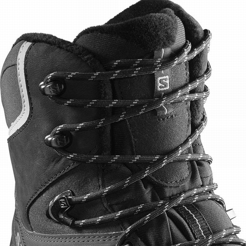 Men's Salomon X ULTRA CLIMASALOMON WATERPROOF 2 Winter Boots Black | QSMDJF-503
