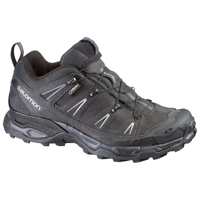 Men\'s Salomon X ULTRA LTR GTX Hiking Shoes Black | BGPFHZ-347