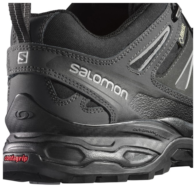 Men's Salomon X ULTRA LTR GTX Hiking Shoes Brown Black | DJOBZF-982