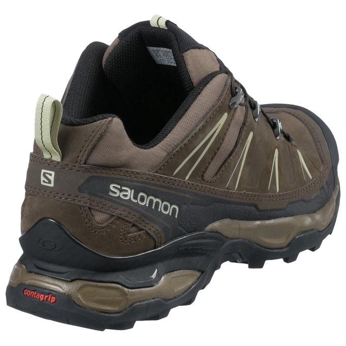 Men's Salomon X ULTRA LTR Hiking Shoes Chocolate / Black | DVZEXM-914