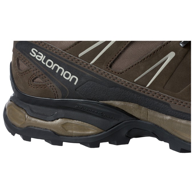 Men's Salomon X ULTRA LTR Hiking Shoes Chocolate / Black | DVZEXM-914