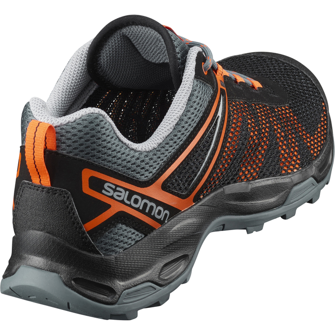 Men's Salomon X ULTRA MEHARI Running Shoes Black Orange | BAOUMF-604