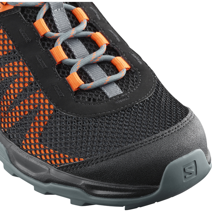 Men's Salomon X ULTRA MEHARI Running Shoes Black Orange | BAOUMF-604