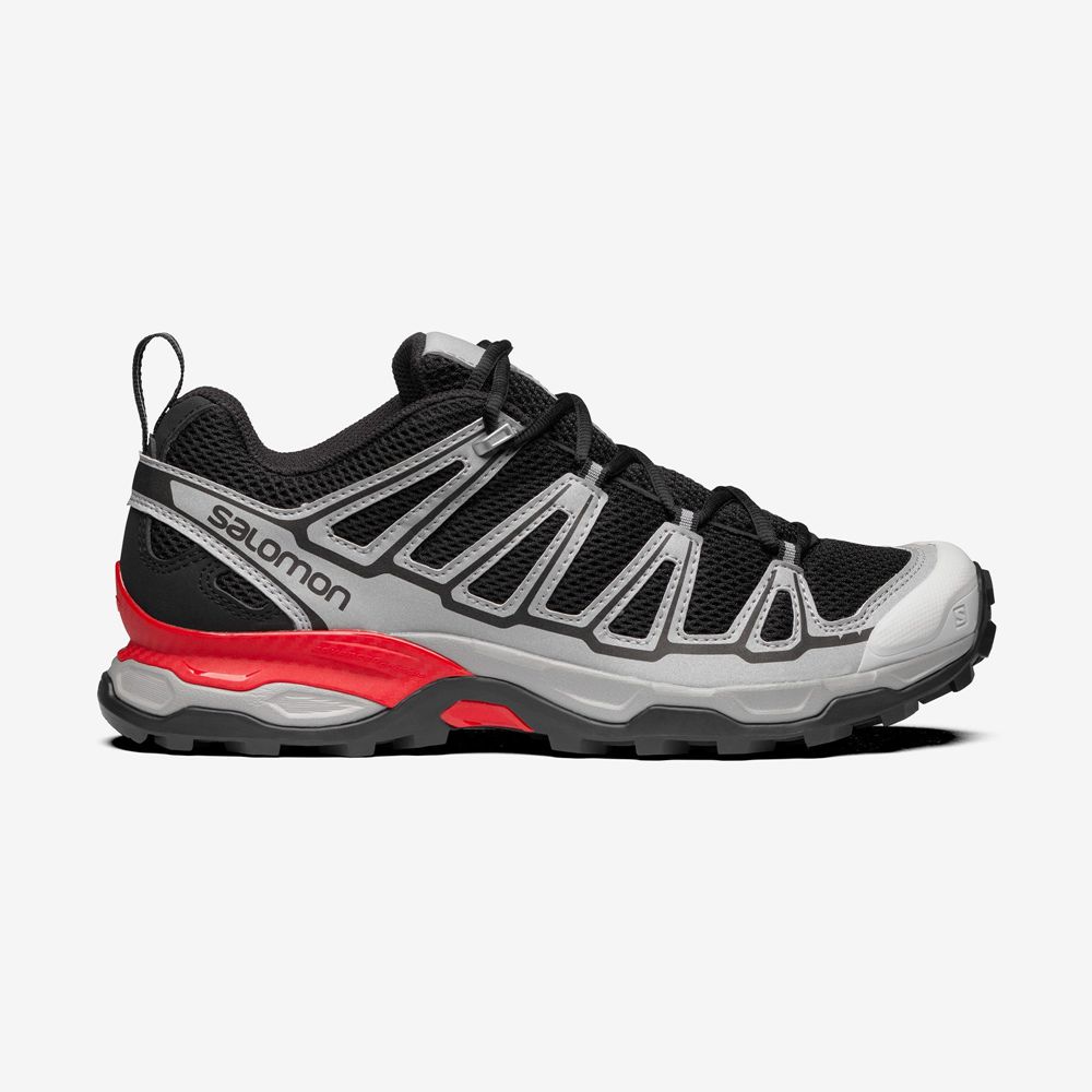 Men\'s Salomon X-ULTRA Sneakers Black / Silver | NKFIYP-256