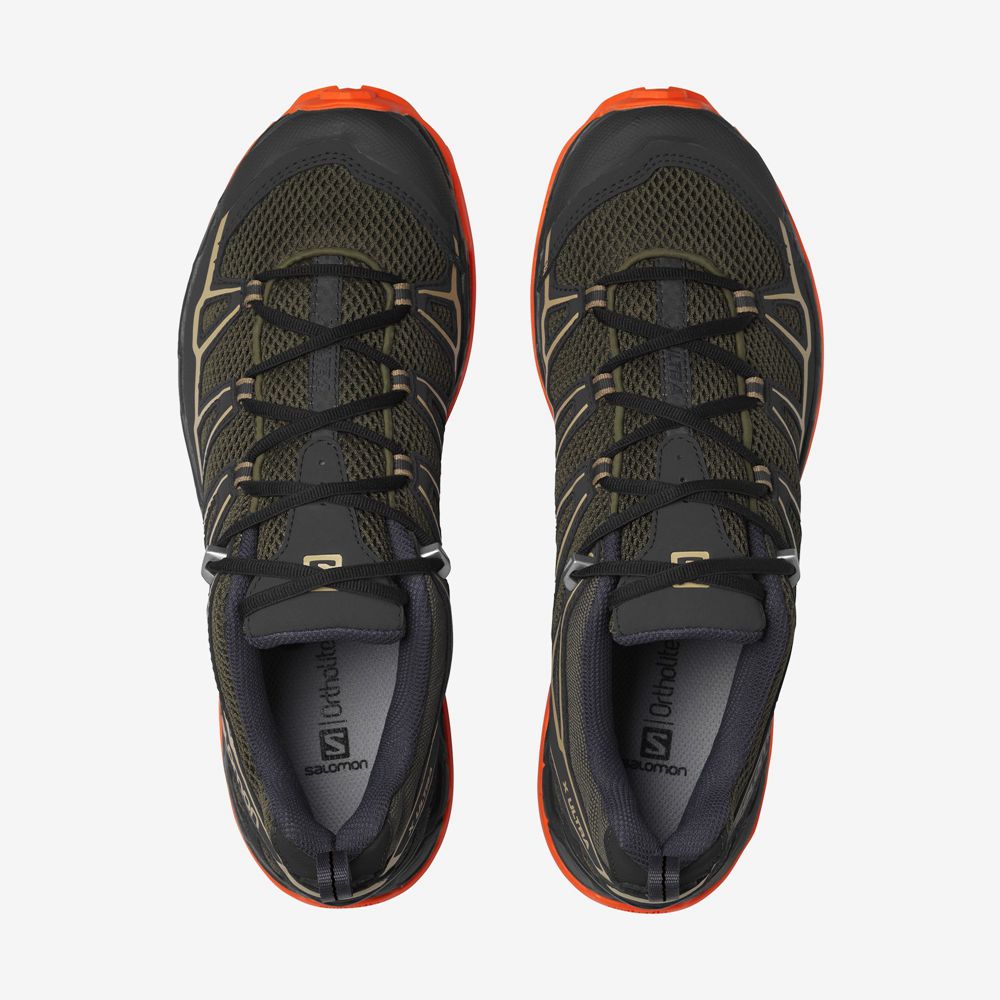 Men's Salomon X-ULTRA Sneakers Olive | GPZAIT-613