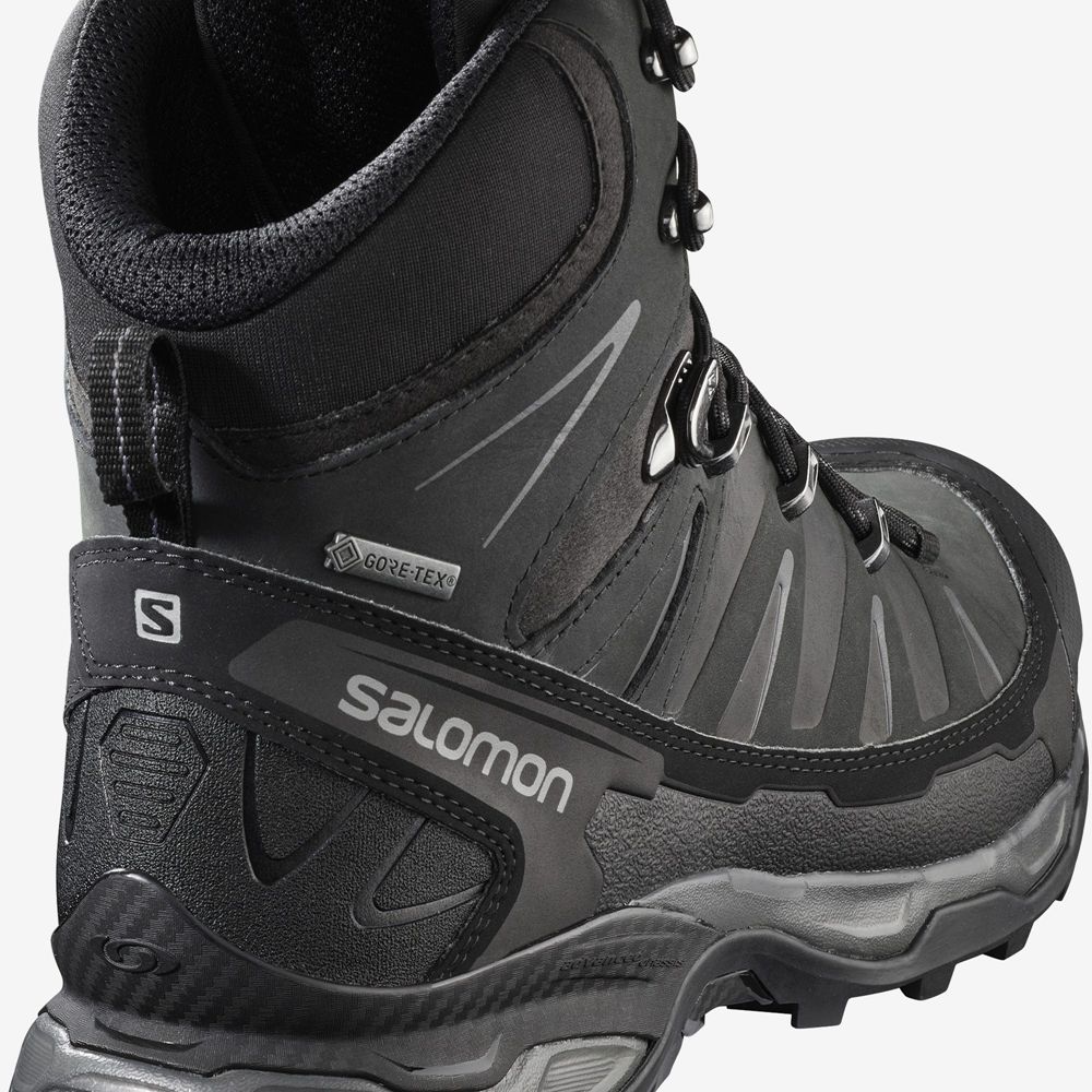 Men's Salomon X ULTRA TREK GORE-TEX Hiking Boots Green | EGBCSL-209