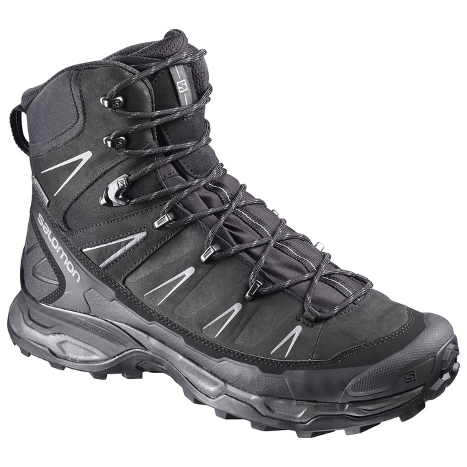Men\'s Salomon X ULTRA TREK GTX Hiking Shoes Black | EGLOVN-347