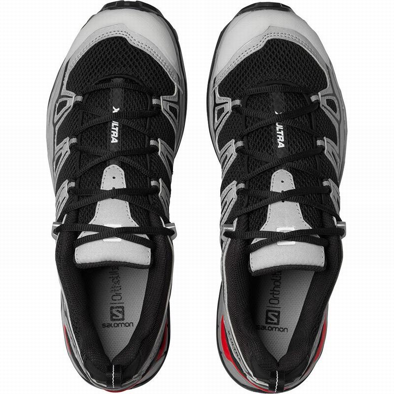 Men's Salomon X-ULTRA Trail Running Shoes Black / Silver Metal | NRZKQJ-453
