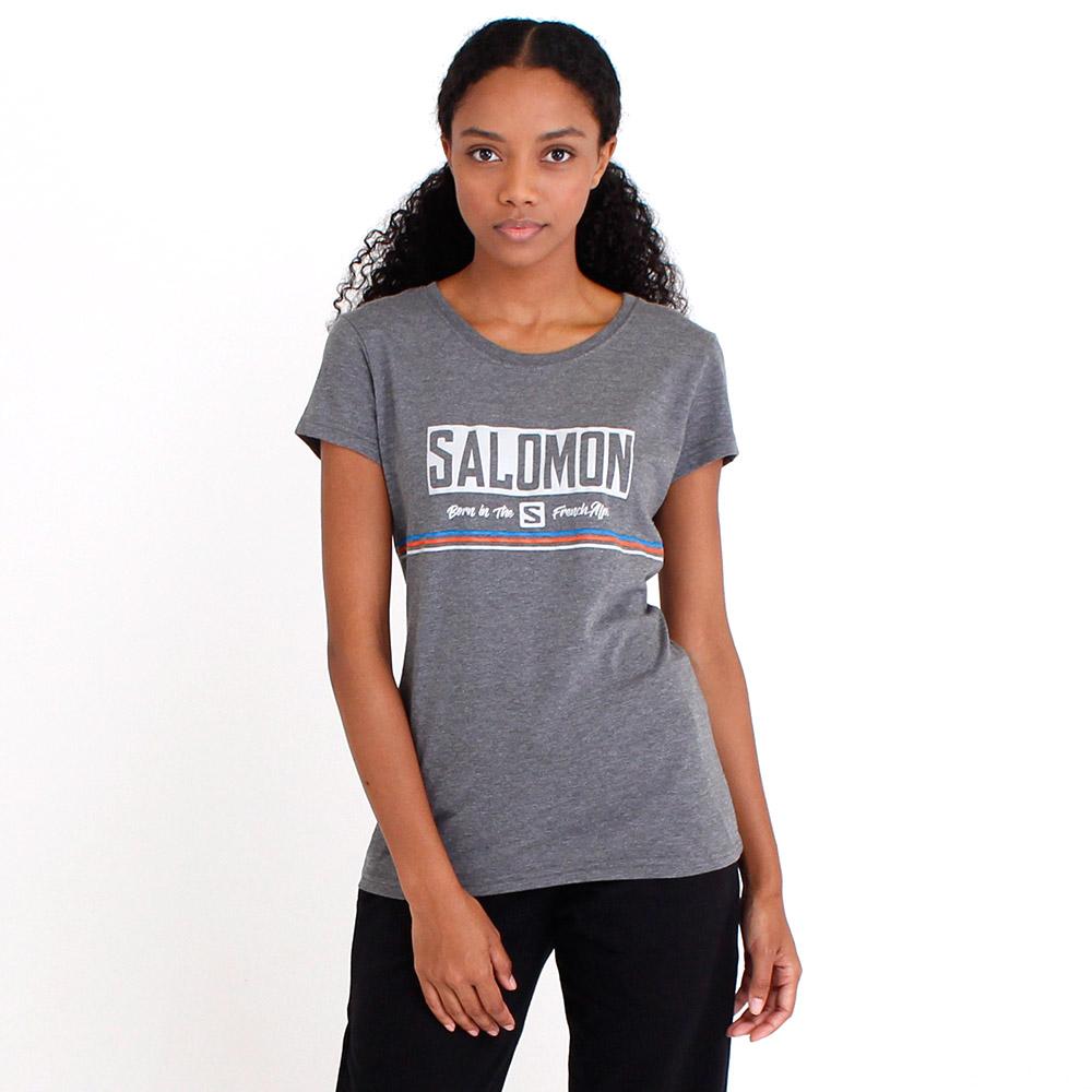 Women's Salomon 1947 SS W T Shirts Black | RBPIDH-746