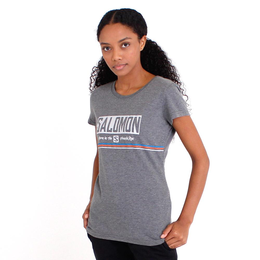 Women's Salomon 1947 SS W T Shirts Black | RBPIDH-746