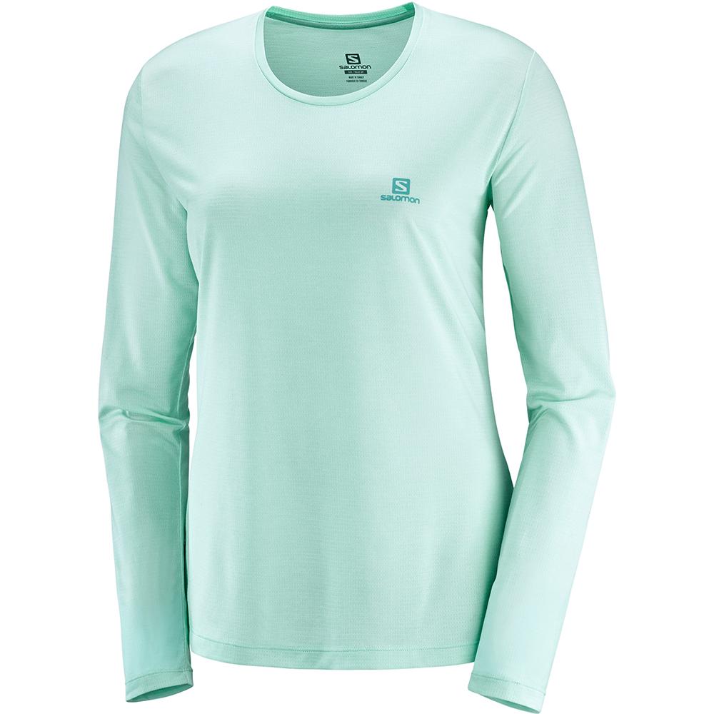 Women\'s Salomon AGILE LS W Long Sleeve T Shirts Multicolor | LFMZQU-561