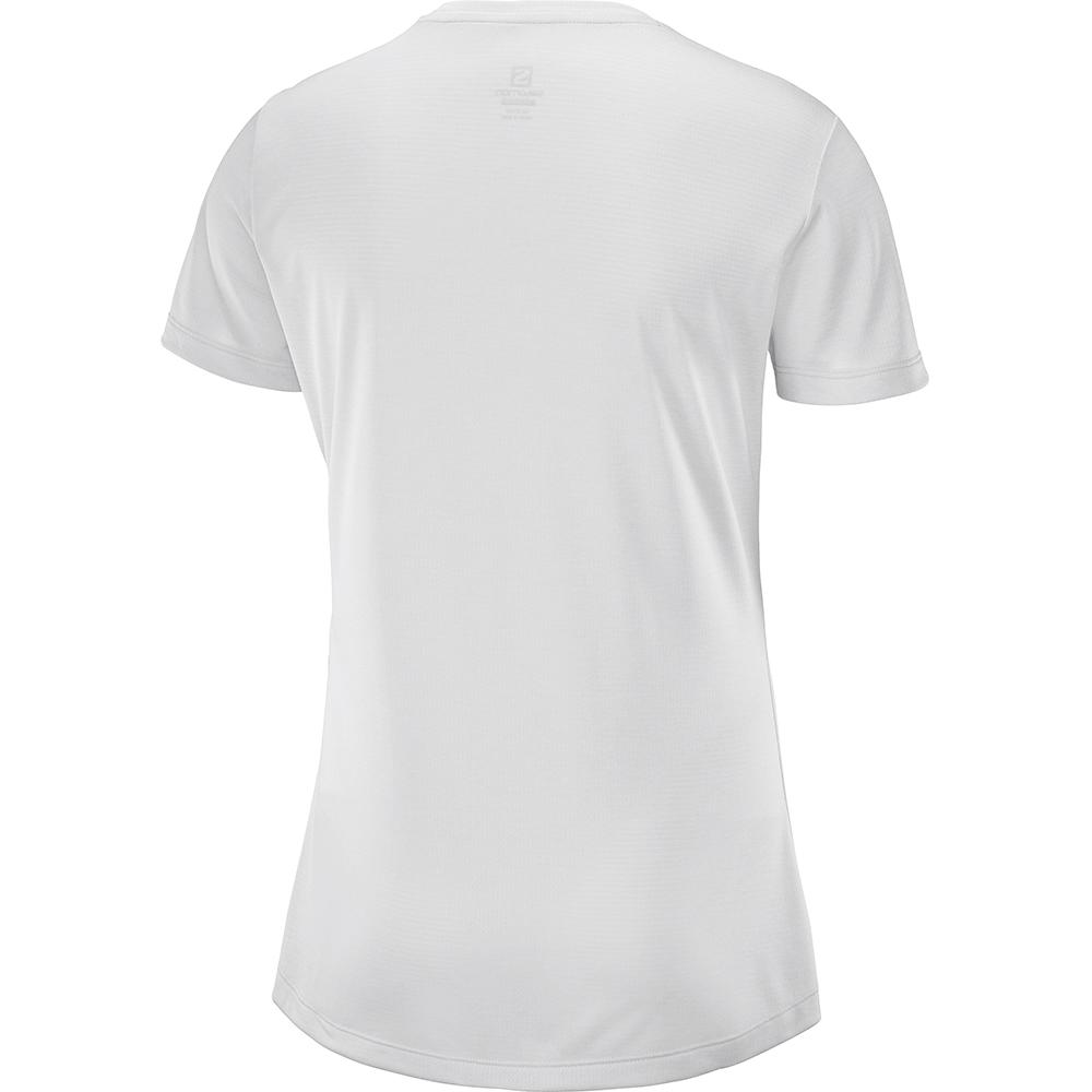 Women's Salomon AGILE SS W T Shirts Light Grey | BWHLZT-217