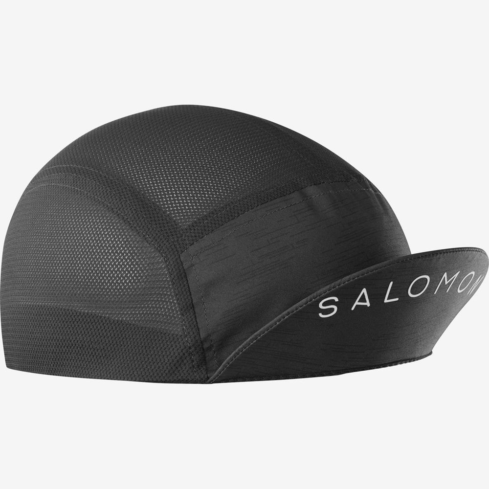Women's Salomon AIR LOGO Caps Black | UXLHYA-871