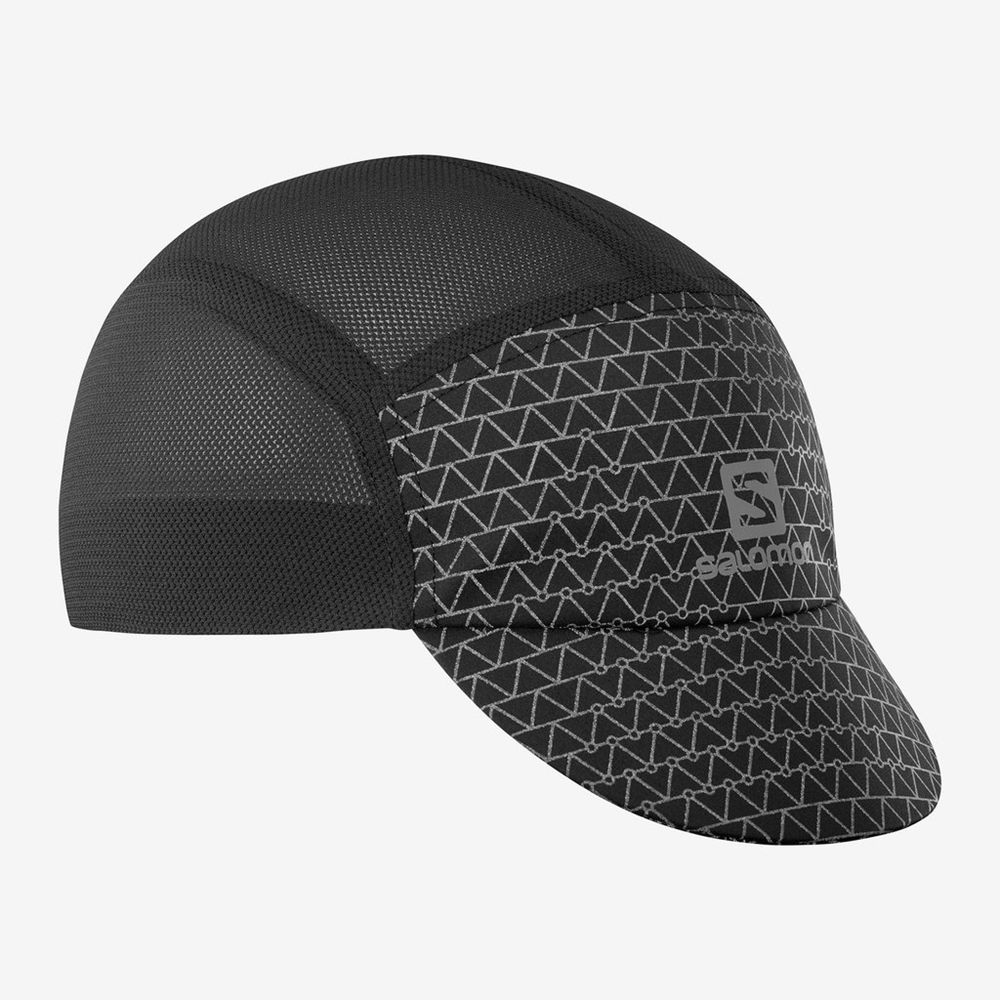 Women's Salomon AIR LOGO Caps Black | UXLHYA-871