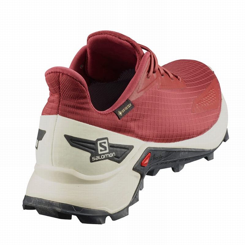 Women's Salomon ALPHACROSS BLAST GTX W Trail Running Shoes Red | 4135BNZEK