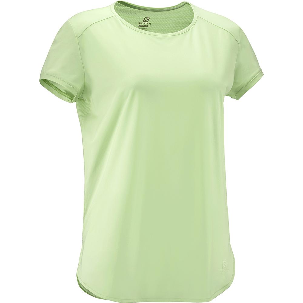 Women's Salomon COMET BREEZE W T Shirts White | OJFRGK-172