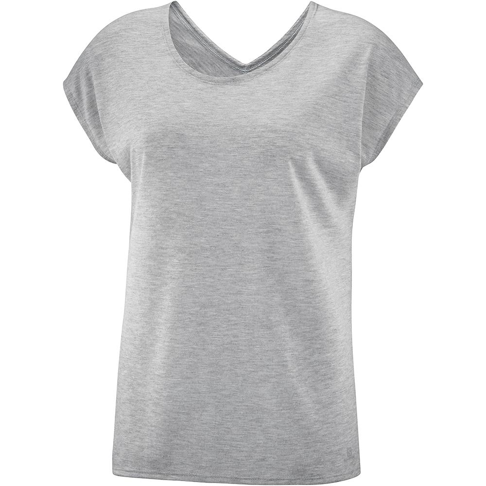Women\'s Salomon COMET SS W T Shirts Grey | EJZYWB-846