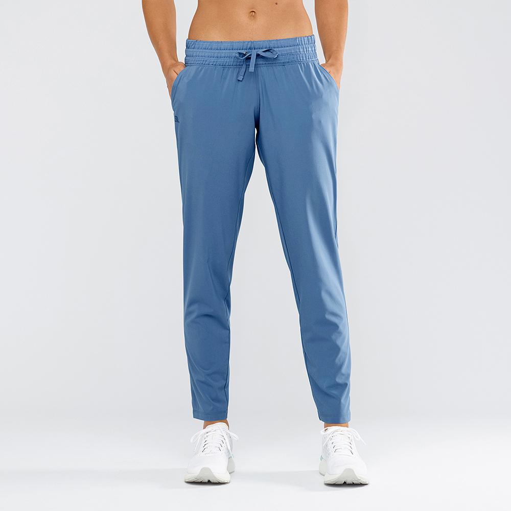 Women's Salomon COMET W Pants Blue | MCEIOQ-839