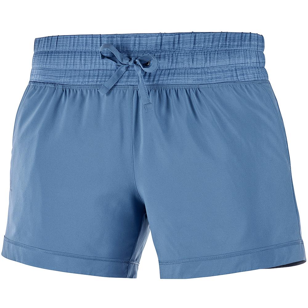 Women\'s Salomon COMET W Shorts Blue | BRHVJL-465