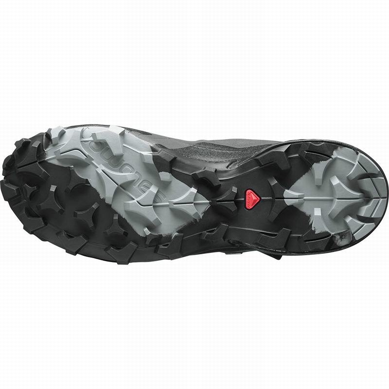 Women's Salomon CROSS HIKE GORE-TEX Hiking Shoes Dark Grey / Black | DPMXZQ-715