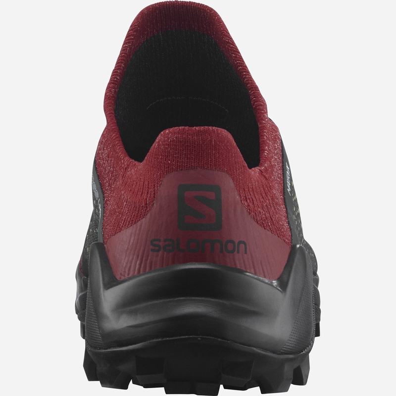 Women's Salomon CROSS W /PRO Trail Running Shoes Red / Black | 5128KZWQS