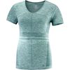 Women's Salomon ELEVATE MOVE'ON W T Shirts Green | CDBHMN-604