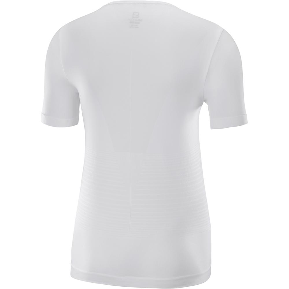 Women's Salomon ELEVATE MOVE'ON W T Shirts White | YIDGNK-302