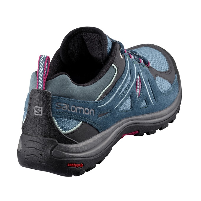 Women's Salomon ELLIPSE 2 AERO W Hiking Shoes Light Turquoise / Black | HDRXJO-476