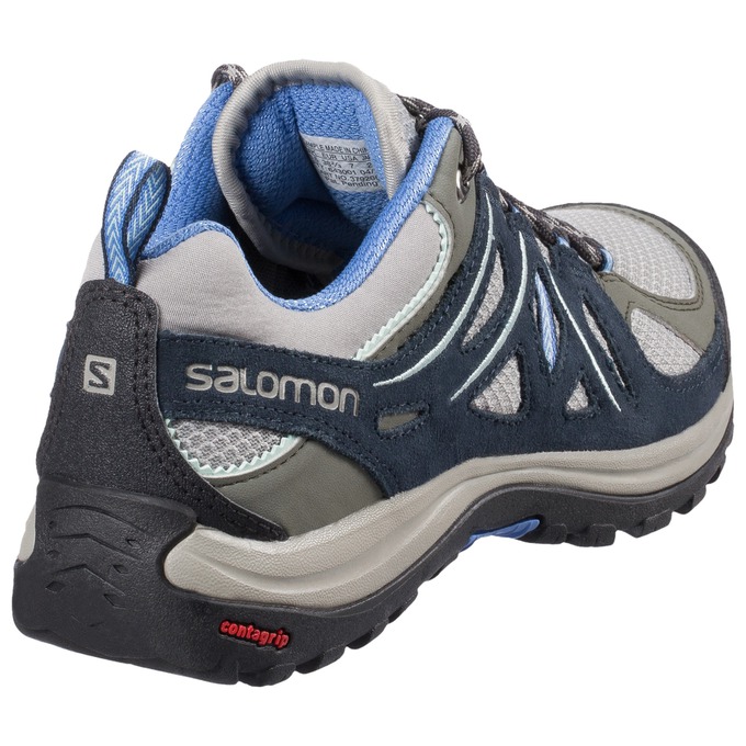 Women's Salomon ELLIPSE 2 AERO W Hiking Shoes Black / Silver | MQYHBX-359