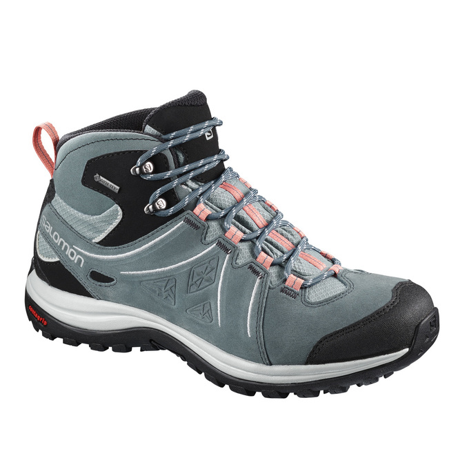 Women\'s Salomon ELLIPSE 2 MID LTR GTX W Hiking Shoes Light Turquoise / Black | LEHIOB-813