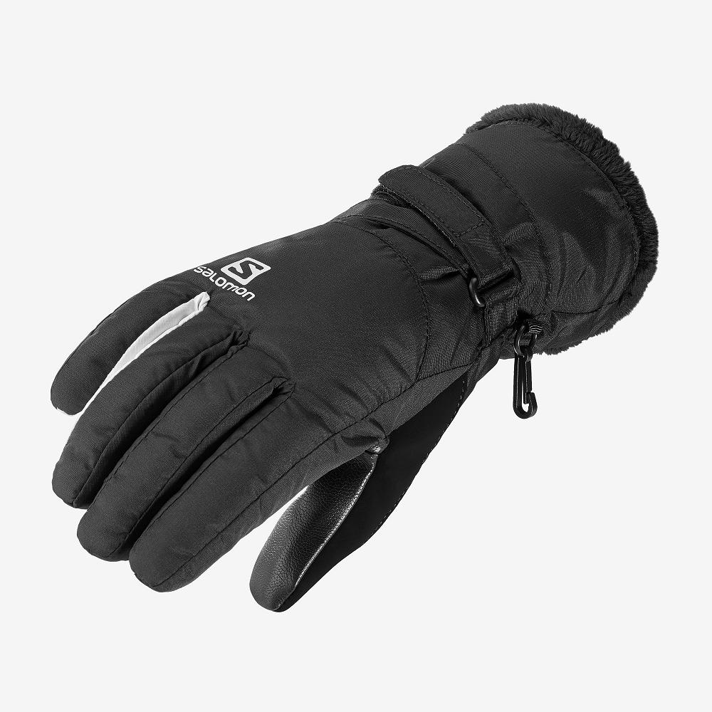 Women\'s Salomon FORCE DRY W Gloves Black | YIFZHA-618