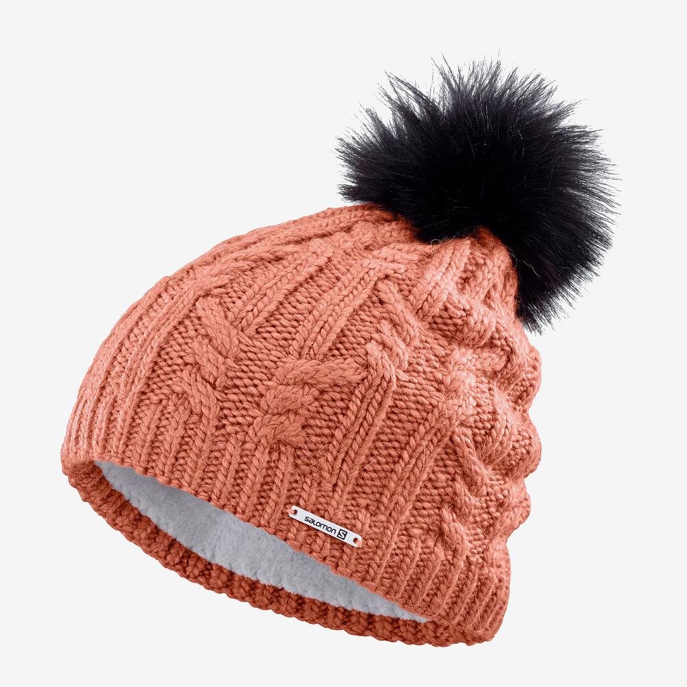 Women's Salomon IVY Hats Orange | EYCJGA-750