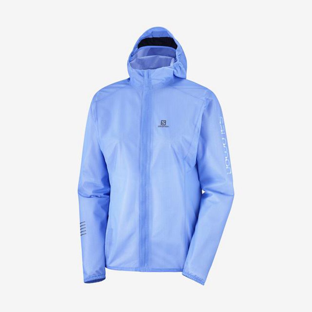 Women's Salomon LIGHTNING RACE WATERPROOF Jackets Royalblue | NCLGPA-683