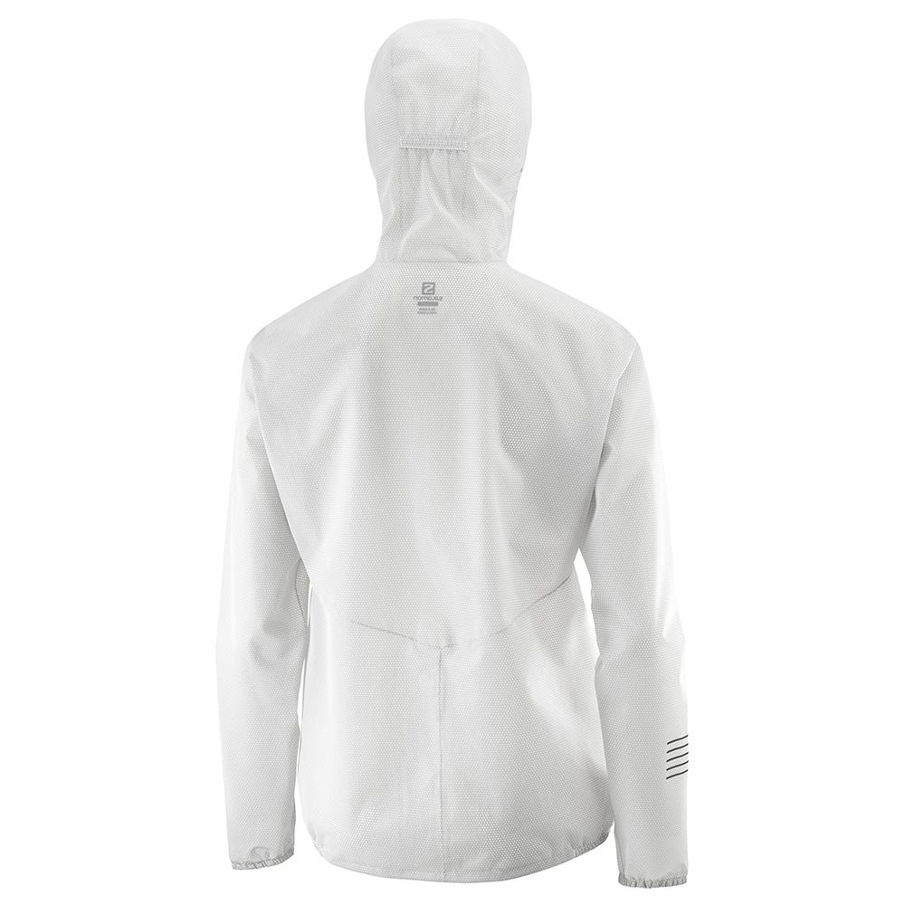 Women's Salomon LIGHTNING RACE WP JKT W Jackets White | VDFHGM-831