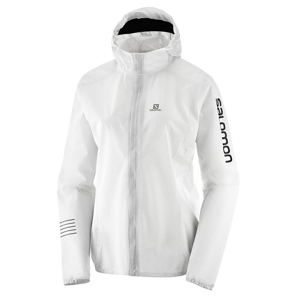 Women\'s Salomon LIGHTNING RACE WP JKT W Jackets White | VDFHGM-831