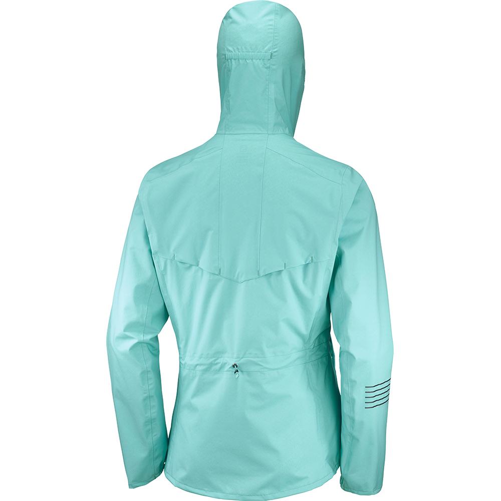 Women's Salomon LIGHTNING WP JKT W Jackets Turquoise | VLHNSQ-290