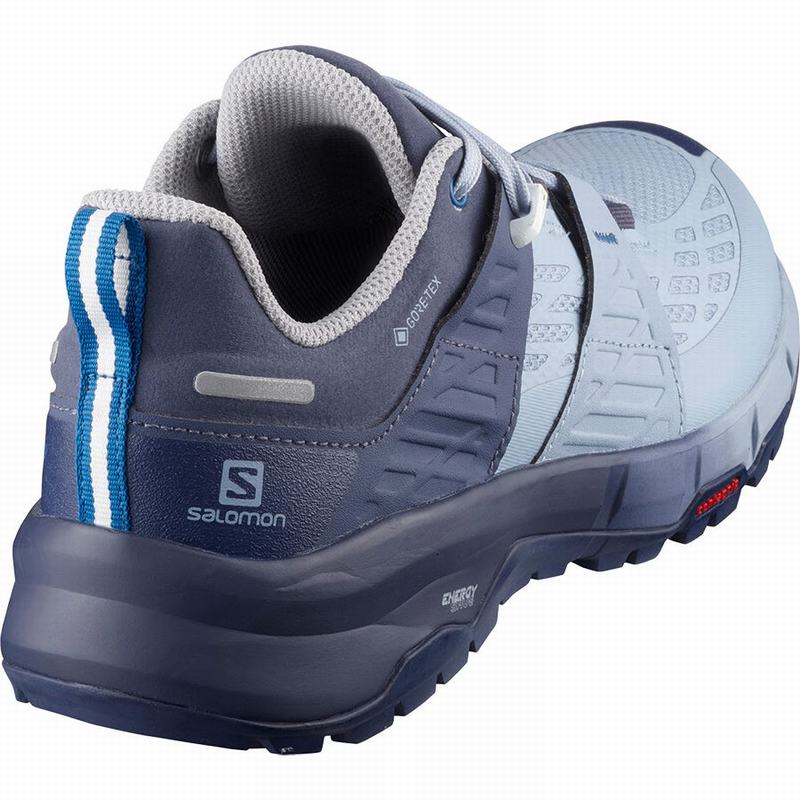 Women's Salomon ODYSSEY GTX W Hiking Shoes Blue | GKHLNQ-540