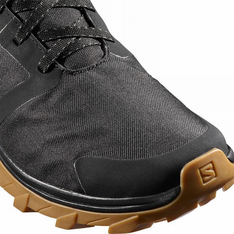 Women's Salomon OUTBOUND GTX W Hiking Shoes Black | OXAIHD-953