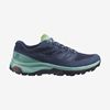 Women's Salomon OUTLINE GORE-TEX Hiking Shoes Dark Denim | FZPXUC-962