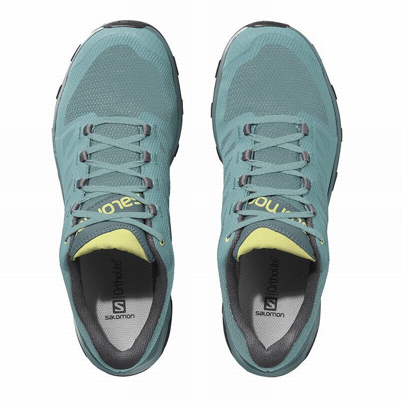 Women's Salomon OUTLINE GORE-TEX Hiking Shoes Turquoise / Green | LCOPTG-021