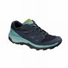 Women's Salomon OUTLINE GORE-TEX Hiking Shoes Dark Blue / Black | XKQMBF-546