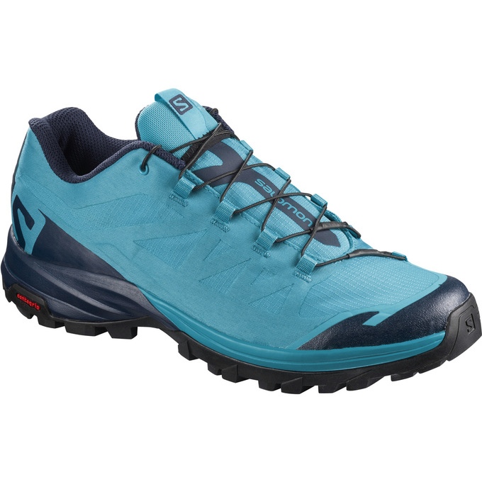Women\'s Salomon OUTPATH W Hiking Shoes Turquoise / Navy | MSPHLT-214