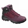 Women's Salomon OUTWARD GORE-TEX Hiking Boots Green / Grey | LHSBEZ-307