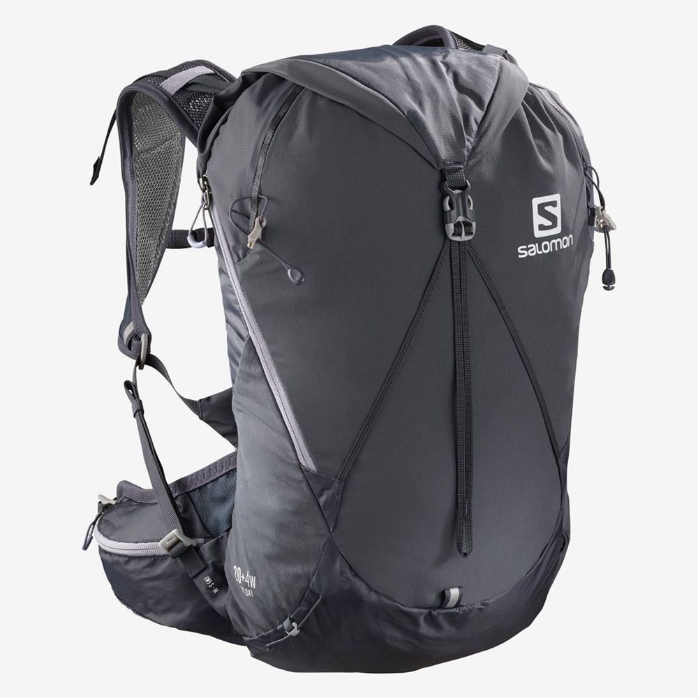 Women\'s Salomon OUT DAY 20+4 Backpacks Gray | QNMZXW-540