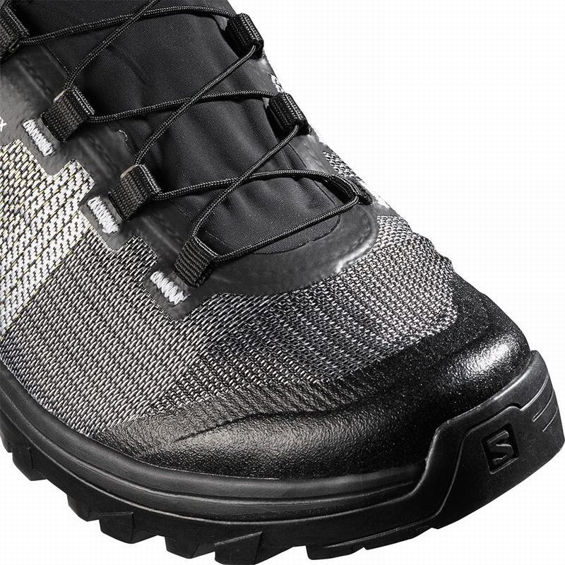 Women's Salomon OUT GTX W/PRO Hiking Shoes White / Black | WMKIJS-760
