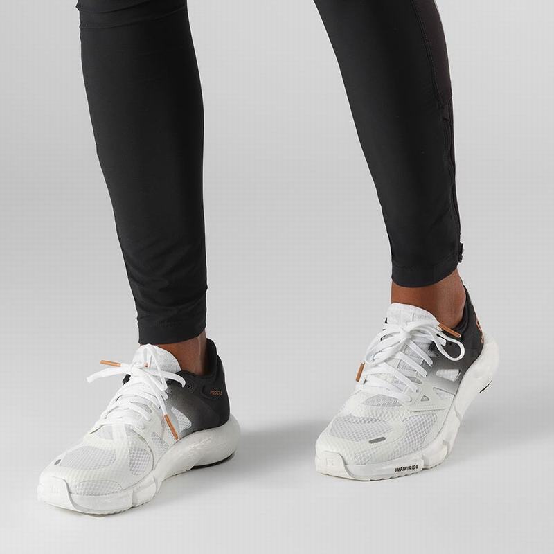 Women's Salomon PREDICT 2 Running Shoes White / Black | HERVQW-736