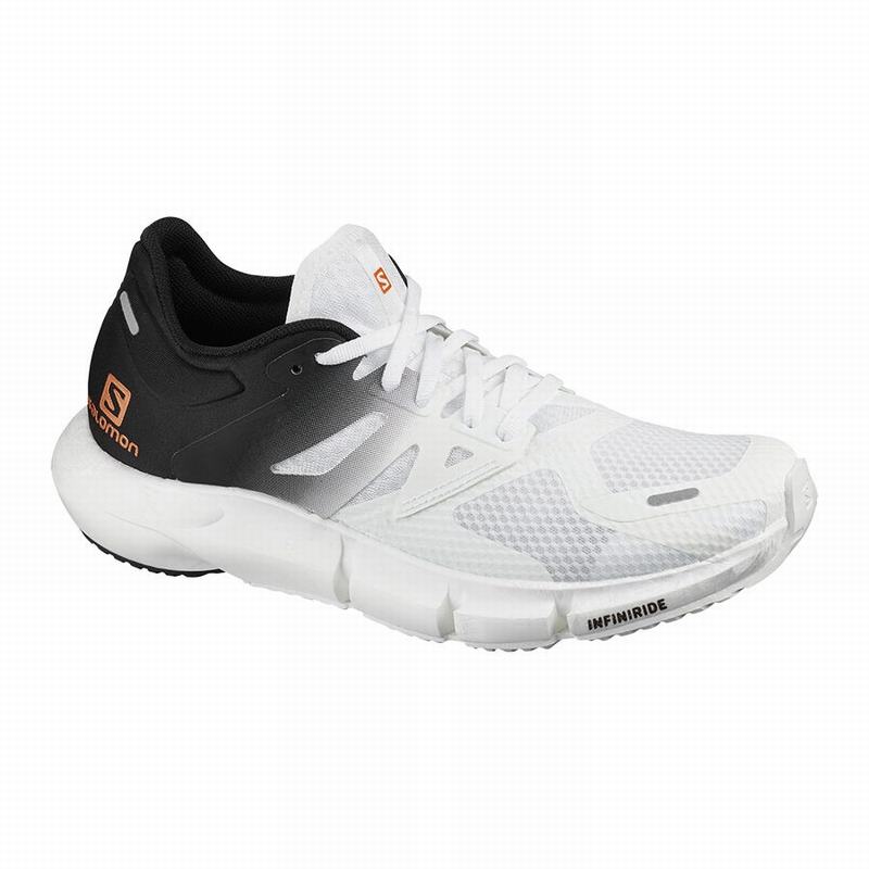 Women\'s Salomon PREDICT 2 Running Shoes White / Black | HERVQW-736