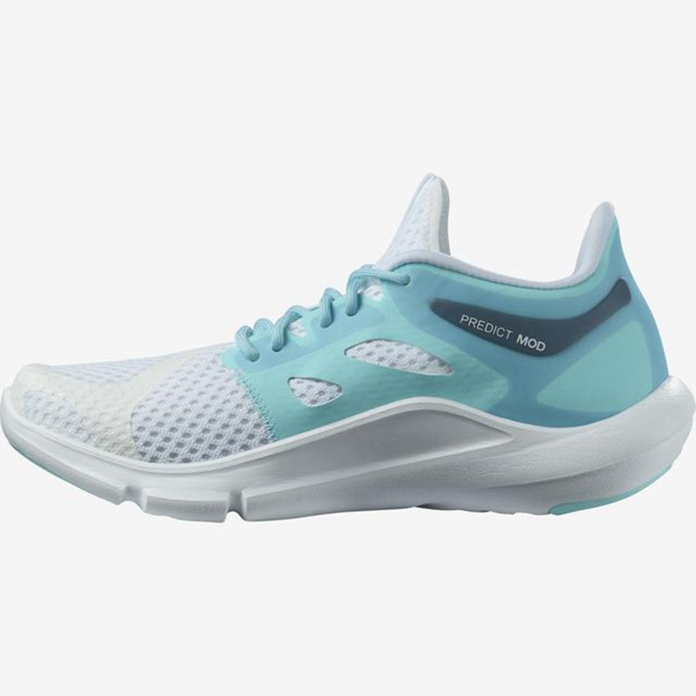 Women's Salomon PREDICT MOD Road Running Shoes White | HLQBYF-829