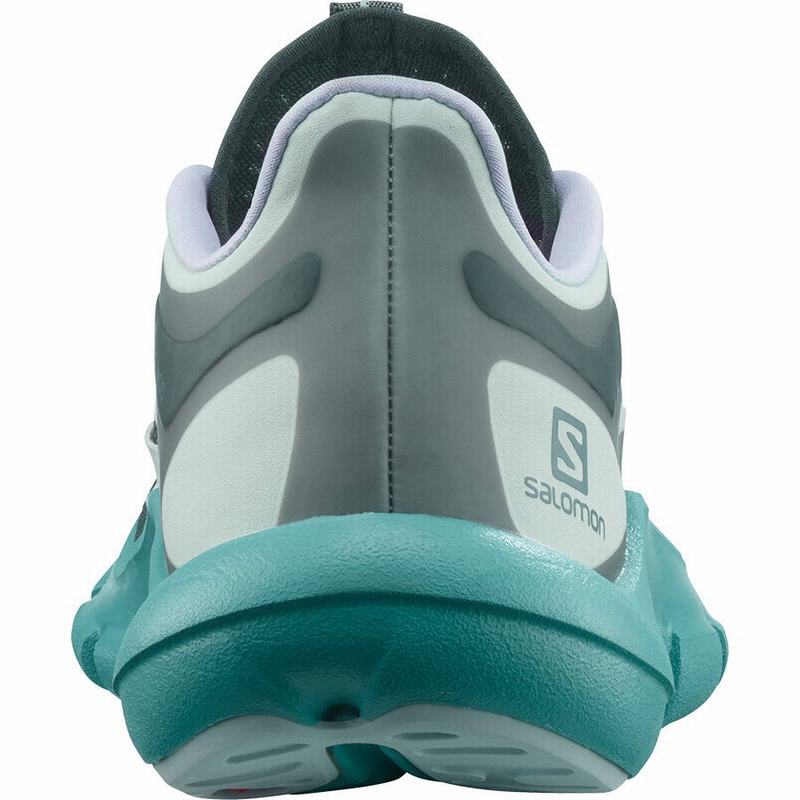 Women's Salomon PREDICT MOD Road Running Shoes Dark Green / Purple | LQRUXE-360